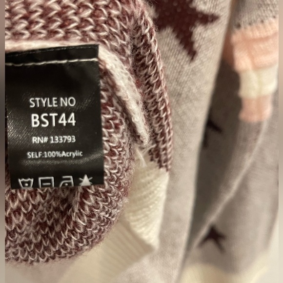 Lisa Robertson Star Design Sweater Size 1XL - Picture 4 of 4